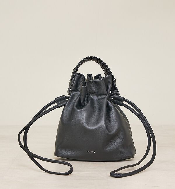 ABAHOUSE「【YArKA/ヤーカ】flat braided handle drawstrin」|ショルダー・メッセンジャー|