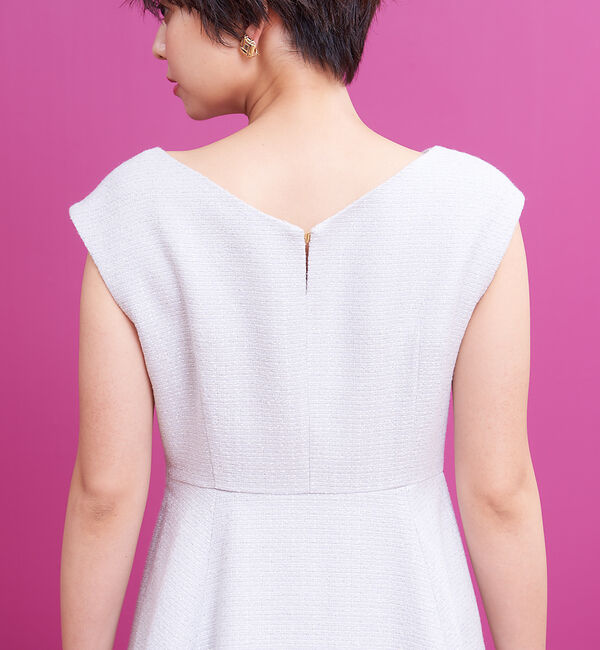 Rouge vif「ツィードフィット&フレアワンピース」|ワンピース|