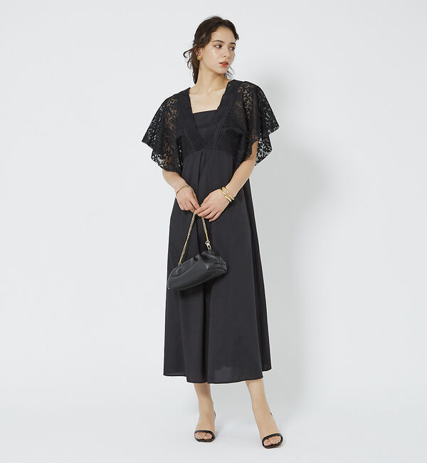 Rouge vif「レースコンビワンピース」|ワンピース|