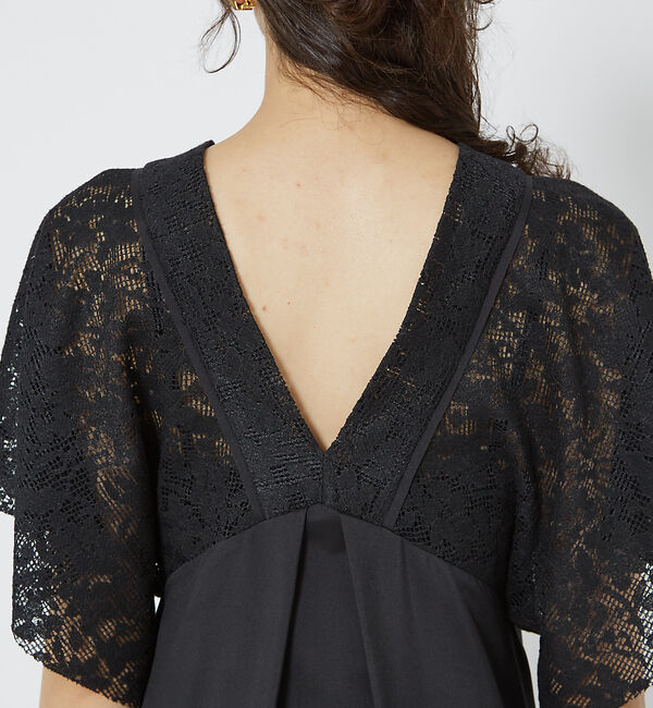 Rouge vif「レースコンビワンピース」|ワンピース|