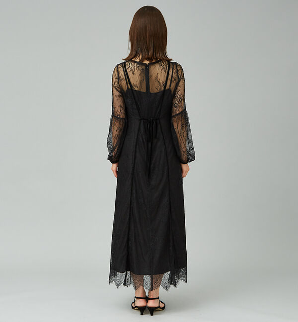 Rouge vif「【一部店舗限定】２WAYレース&times;キャミセットワンピース」|ワンピース|