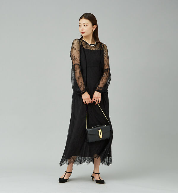 Rouge vif「【一部店舗限定】２WAYレース&times;キャミセットワンピース」|ワンピース|