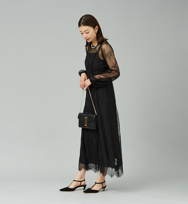 Rouge vif「【一部店舗限定】２WAYレース&times;キャミセットワンピース」|ワンピース|