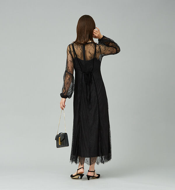 Rouge vif「【一部店舗限定】２WAYレース&times;キャミセットワンピース」|ワンピース|