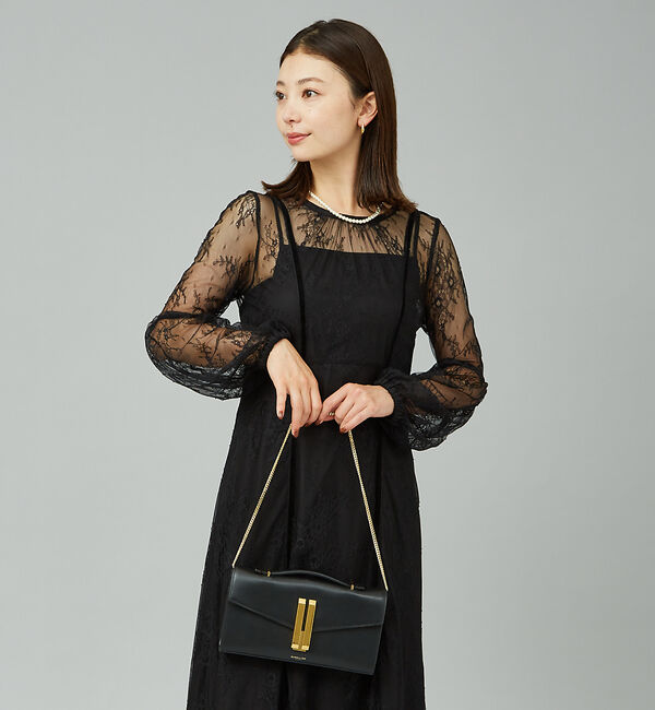 Rouge vif「【一部店舗限定】２WAYレース&times;キャミセットワンピース」|ワンピース|