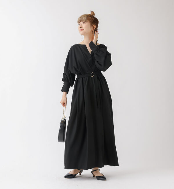 Rouge vif「MANTECOウエストマークワンピース」|ワンピース|