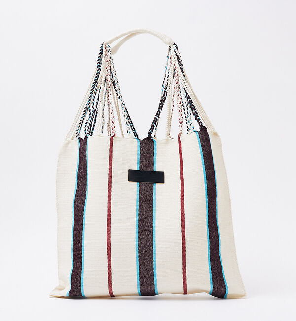 Rouge vif「【MOON BIRD/ムーンバード】手織りハンモックトートバッグ/手織り/A4サ」|ショルダー・メッセンジャー|