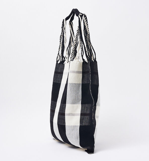 Rouge vif「【MOON BIRD/ムーンバード】手織りハンモックトートバッグ/手織り/A4サ」|ショルダー・メッセンジャー|