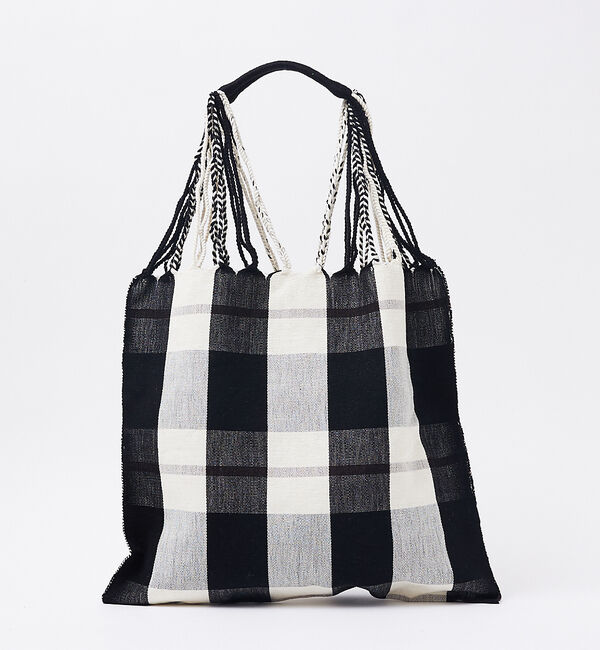 Rouge vif「【MOON BIRD/ムーンバード】手織りハンモックトートバッグ/手織り/A4サ」|ショルダー・メッセンジャー|