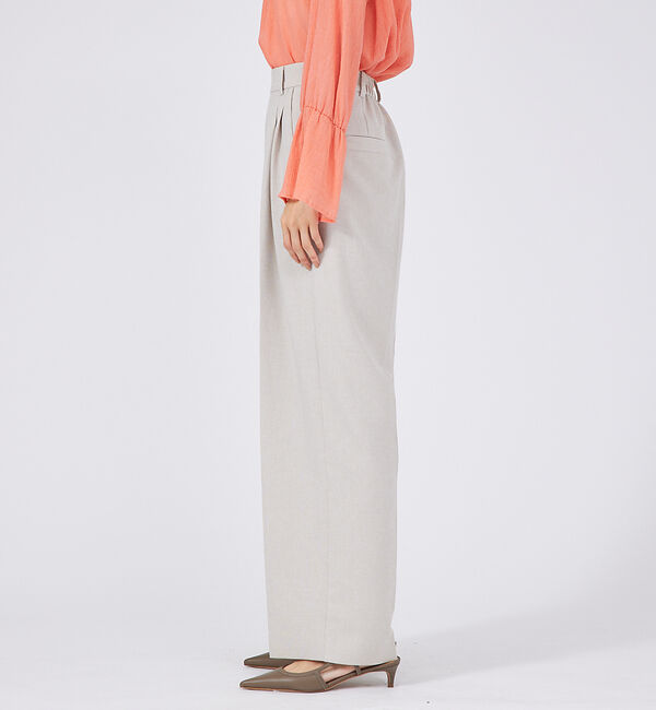 qualite「【セットアップ対応】クリスピーリネンパンツ」|その他|