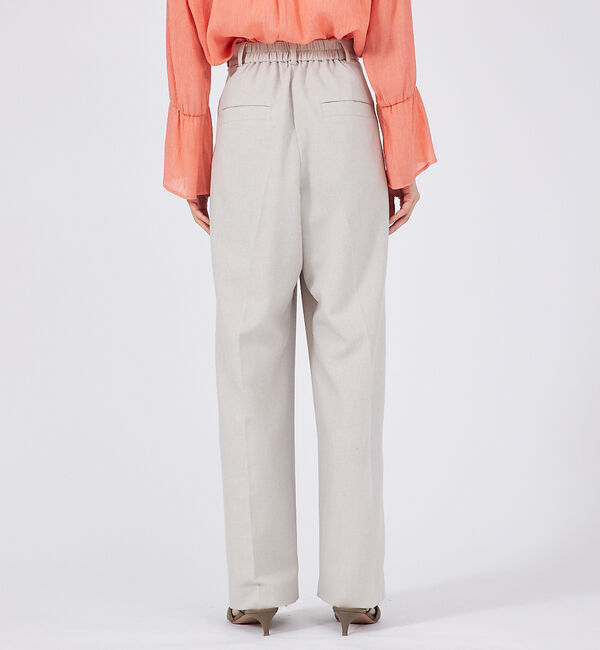 qualite「【セットアップ対応】クリスピーリネンパンツ」|その他|