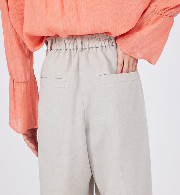 qualite「【セットアップ対応】クリスピーリネンパンツ」|その他|