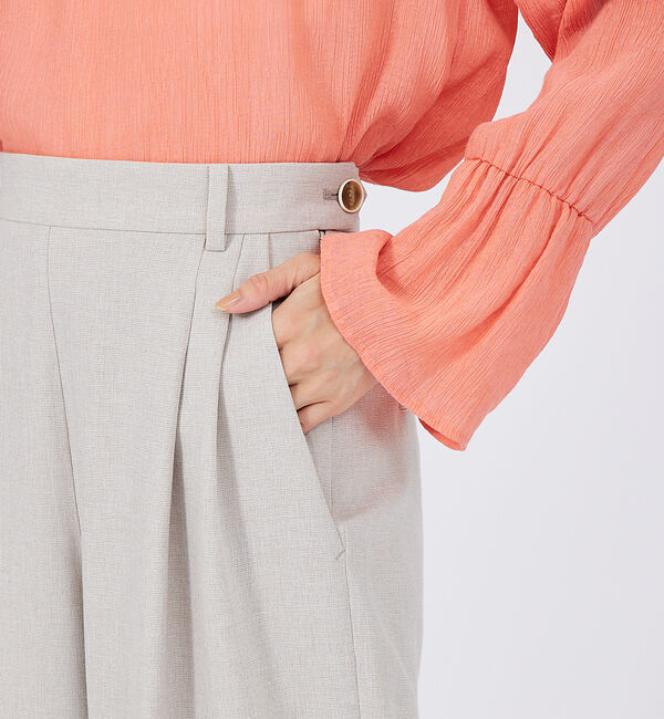 qualite「【セットアップ対応】クリスピーリネンパンツ」|その他|