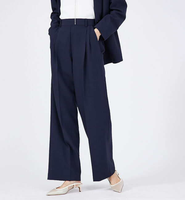 qualite「【セットアップ対応】クリスピーリネンパンツ」|その他|