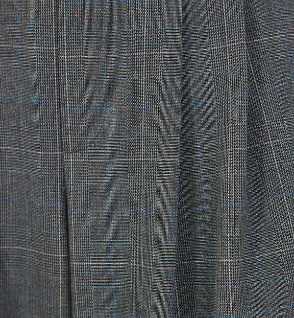 abahouse mavie「グレンチェックタックワイドパンツ」|その他|