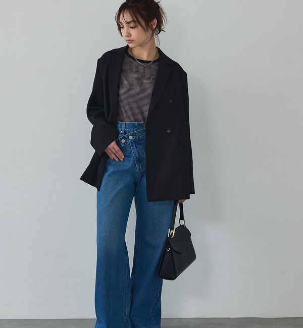 abahouse mavie「【総裏】ダブルジャケット/フリーサイズ/春アウター/長袖/春服」|その他|