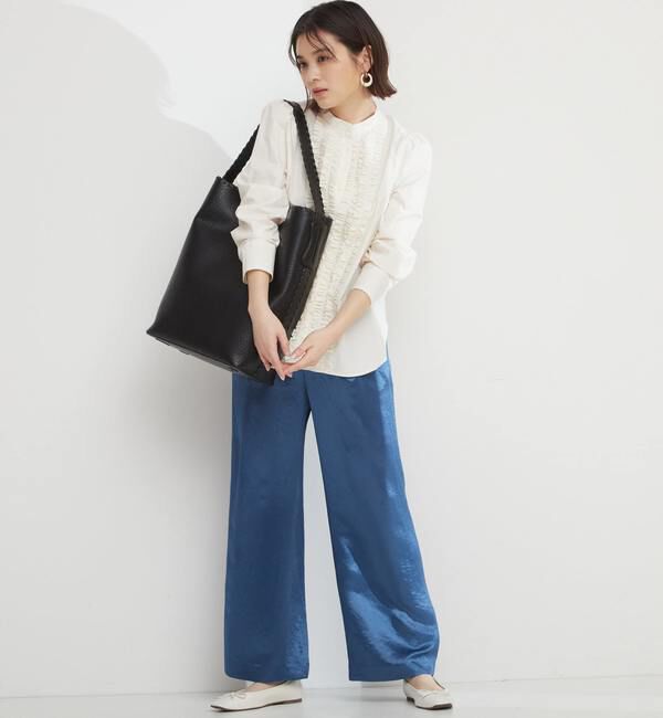 TIARA「リボンワイドストレートパンツ」|その他|