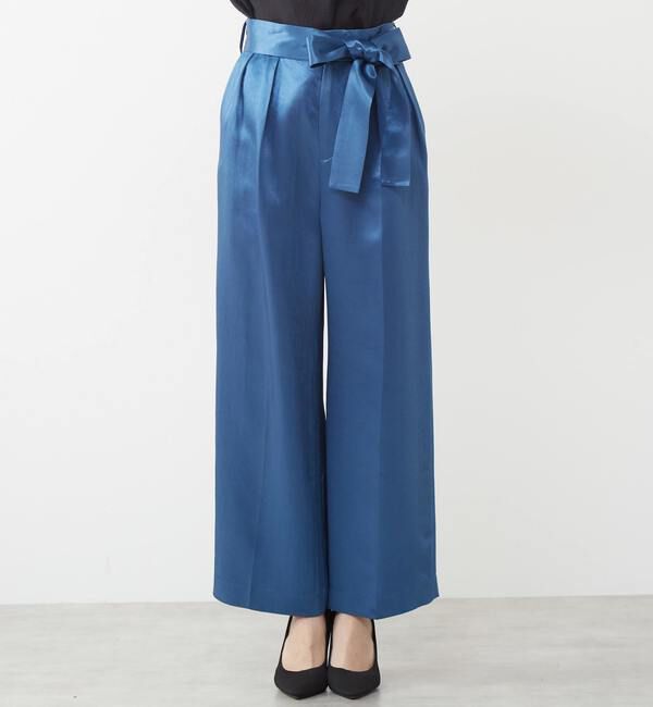TIARA「リボンワイドストレートパンツ」|その他|