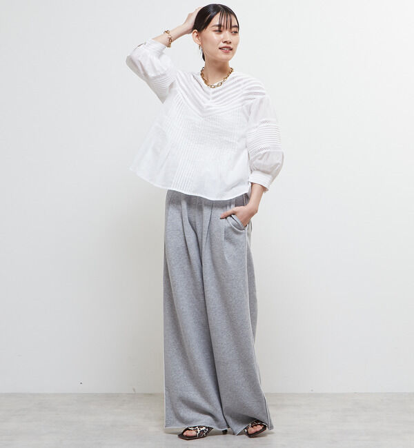 Soffitto「ウエストゴムタック入りスウェットパンツ」|その他|