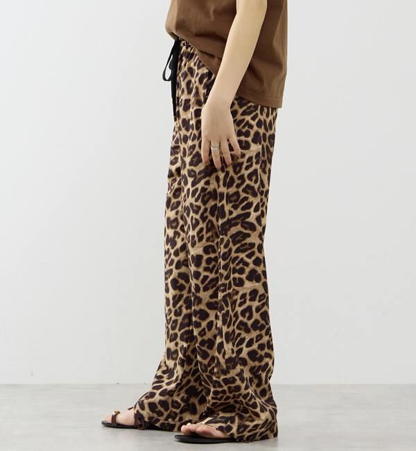SOFFITTO「レオパード柄ALLゴムリラックスパンツ」|その他|