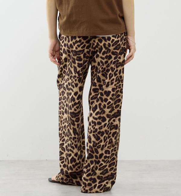 SOFFITTO「レオパード柄ALLゴムリラックスパンツ」|その他|