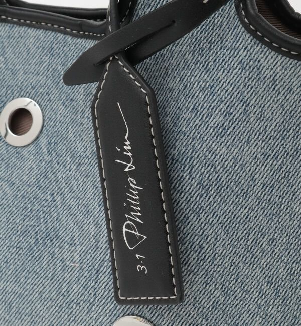SOFFITTO「【3.1 Phillip Lim/スリーワンフィリップリム】DENIM MINI MARKET TOTE BAG」|トートバッグ|