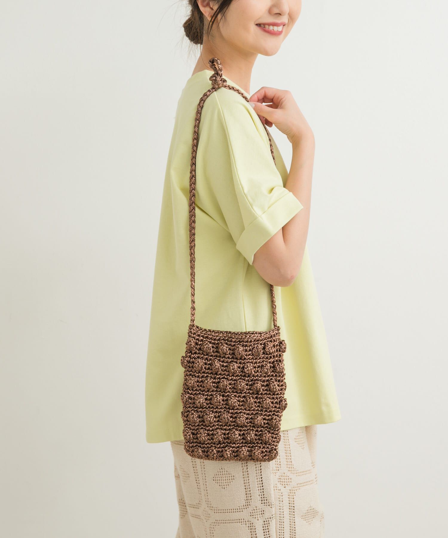 URBAN RESEARCH DOORS「メタリックヤーンショルダーバッグ」|ショルダー・メッセンジャー|