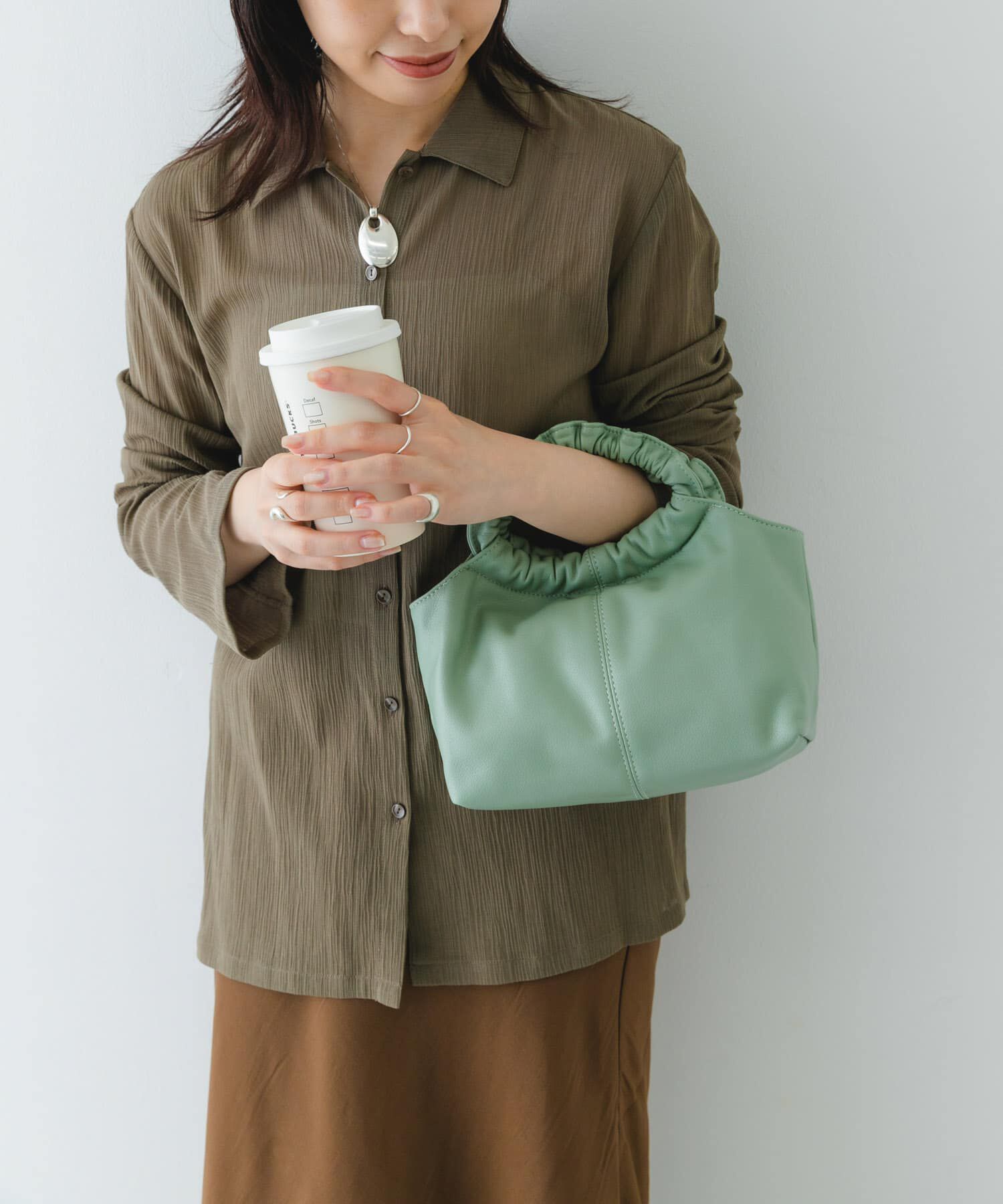 RODE SKO「ギャザーハンドルバッグ」|ショルダー・メッセンジャー|