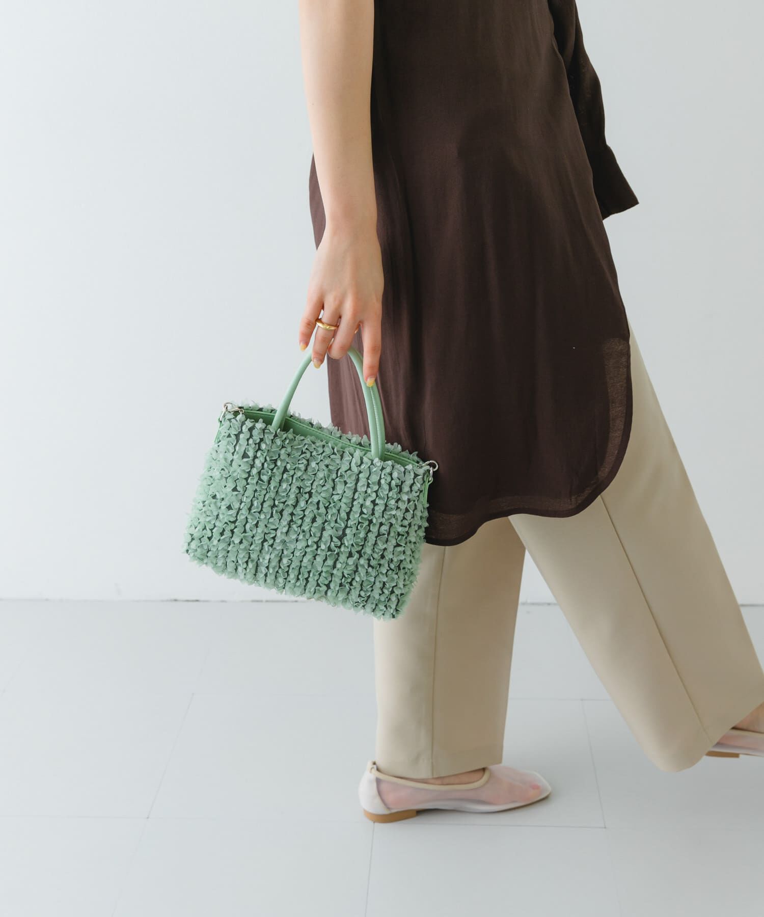 RODE SKO「フラワーレースバッグ」|ショルダー・メッセンジャー|