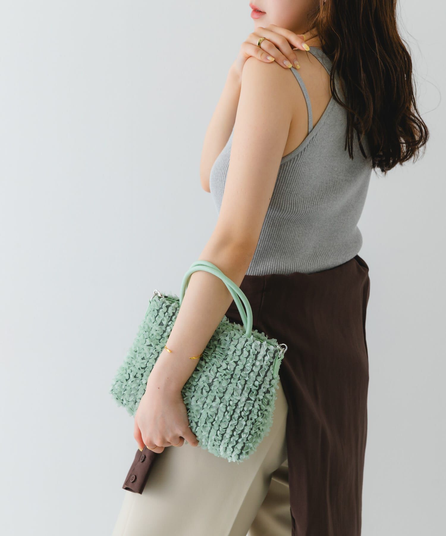 RODE SKO「フラワーレースバッグ」|ショルダー・メッセンジャー|