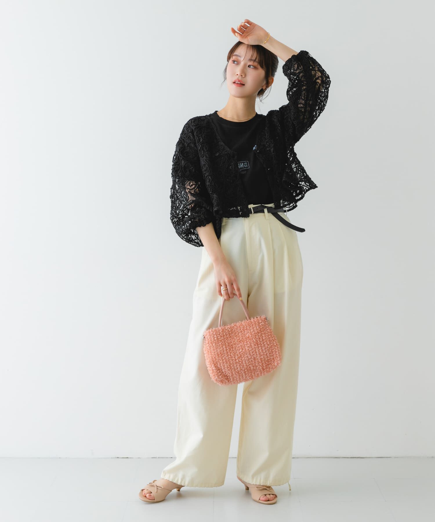 RODE SKO「フラワーレースバッグ」|ショルダー・メッセンジャー|