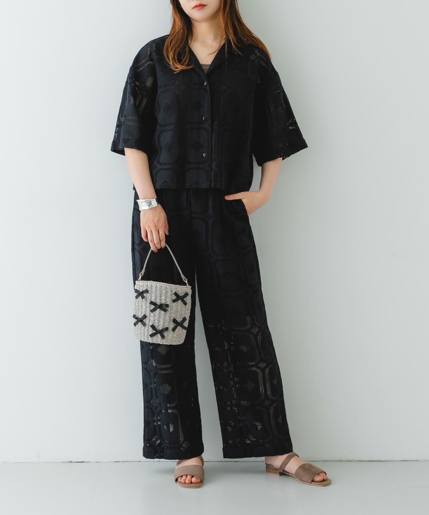 RODE SKO「リボンバスケットショルダーバッグ」|ショルダー・メッセンジャー|