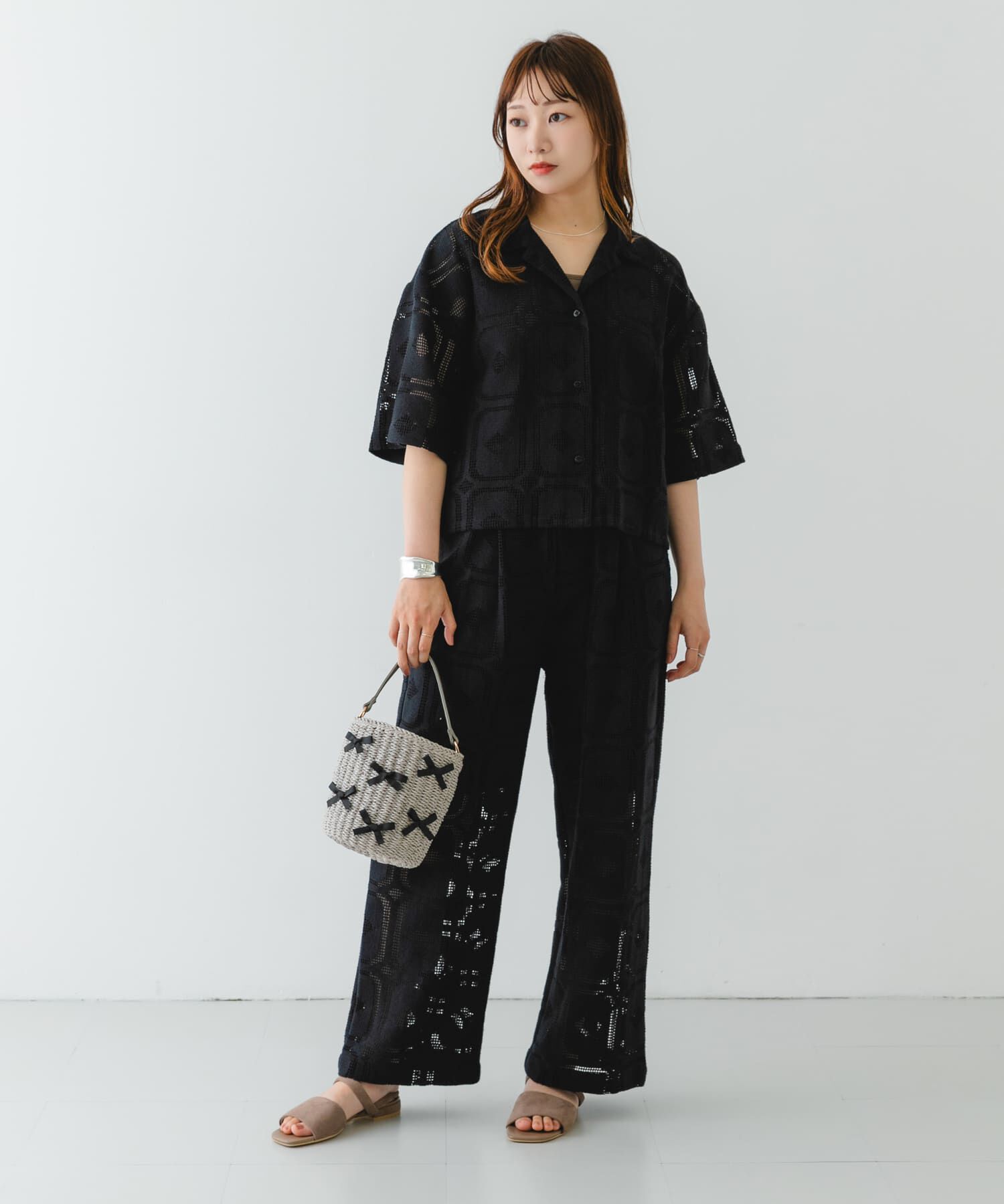 RODE SKO「リボンバスケットショルダーバッグ」|ショルダー・メッセンジャー|