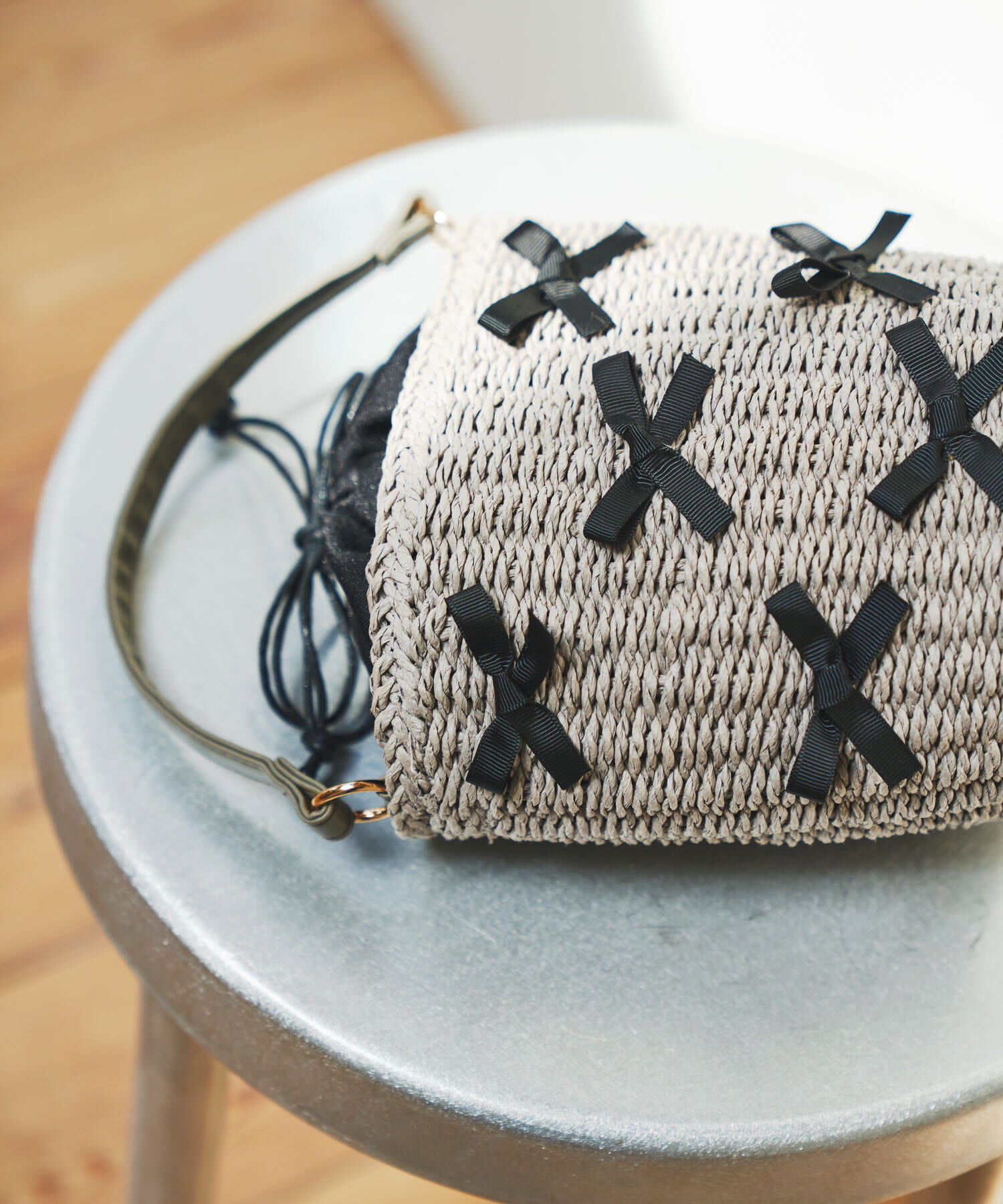 RODE SKO「リボンバスケットショルダーバッグ」|ショルダー・メッセンジャー|