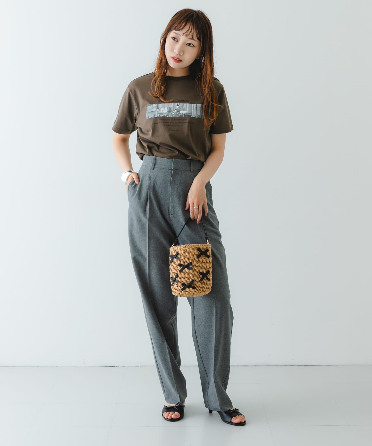 RODE SKO「リボンバスケットショルダーバッグ」|ショルダー・メッセンジャー|