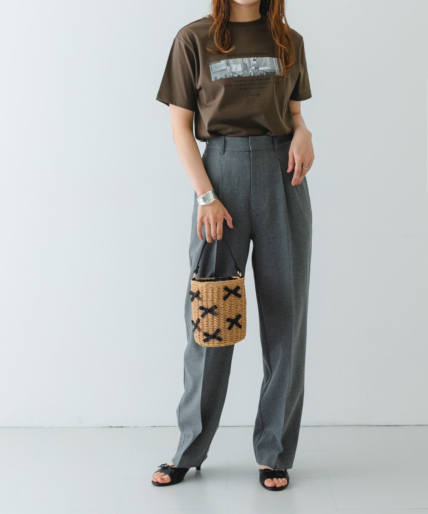 RODE SKO「リボンバスケットショルダーバッグ」|ショルダー・メッセンジャー|