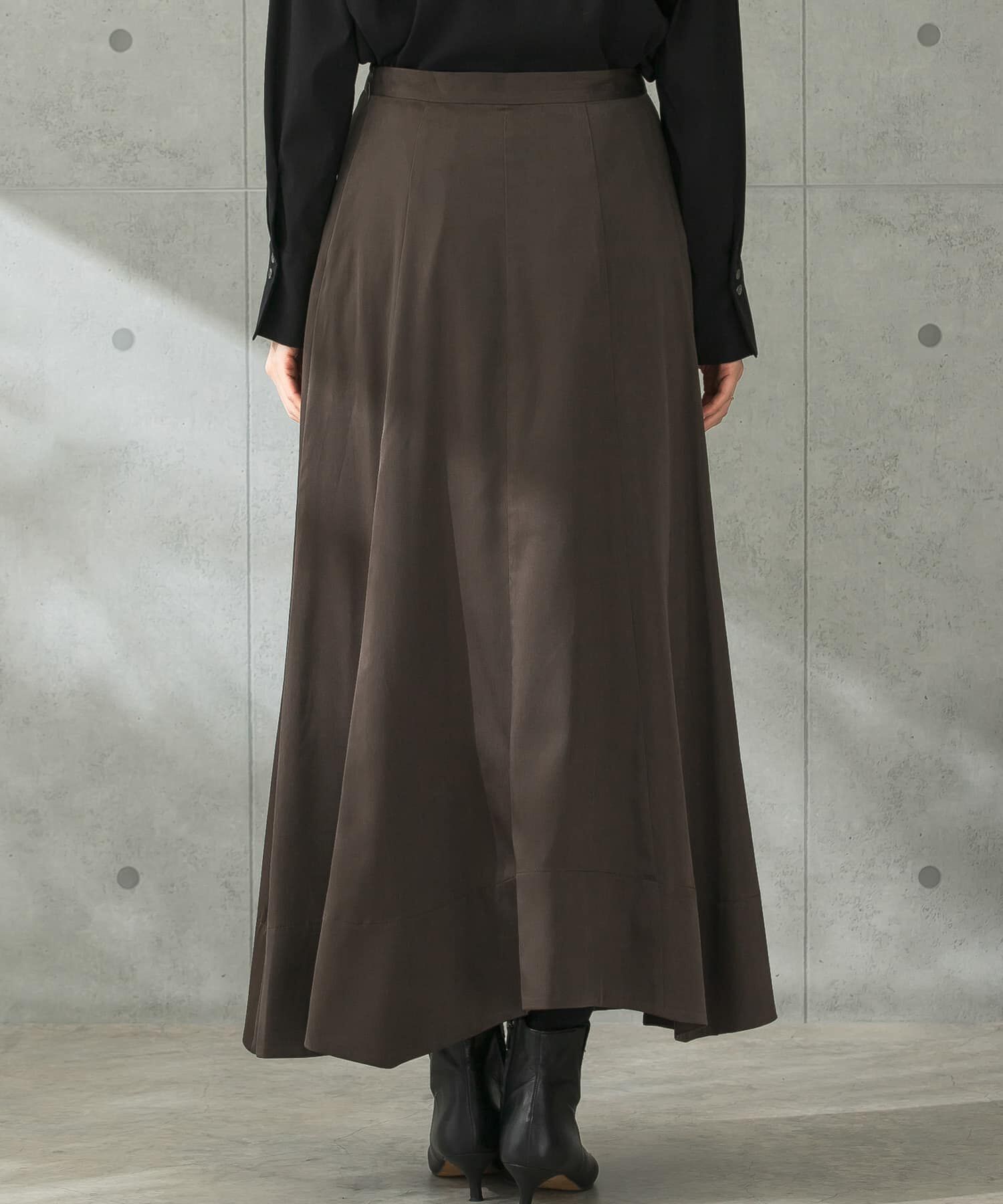 URBAN RESEARCH ROSSO「パネルラインサテンフレアスカート」|スカート|