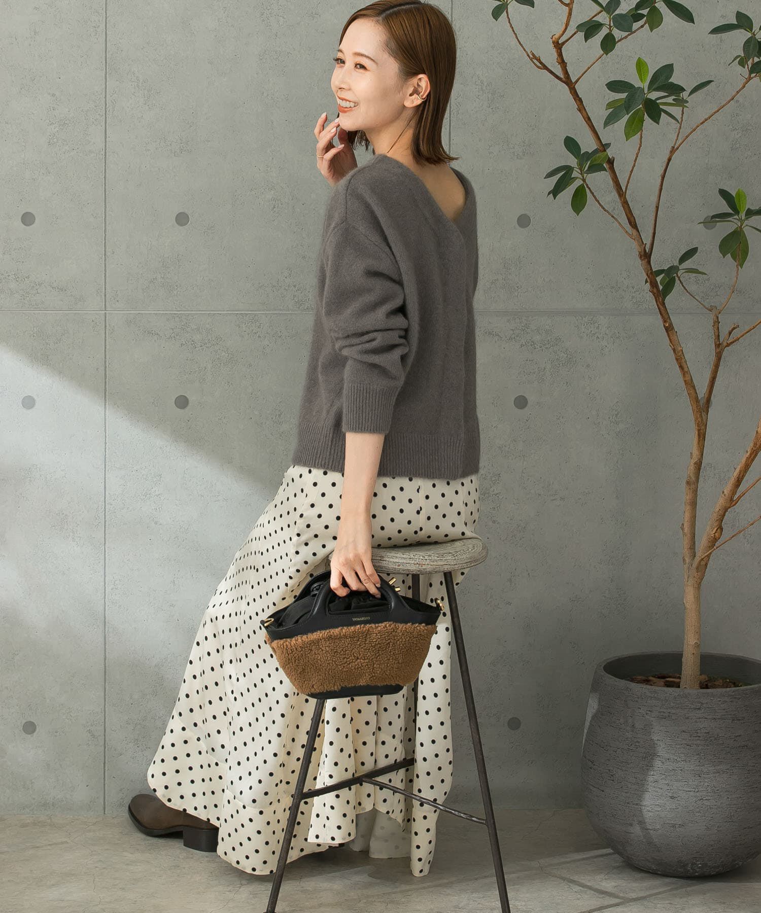 URBAN RESEARCH ROSSO「パネルラインサテンフレアスカート」|スカート|