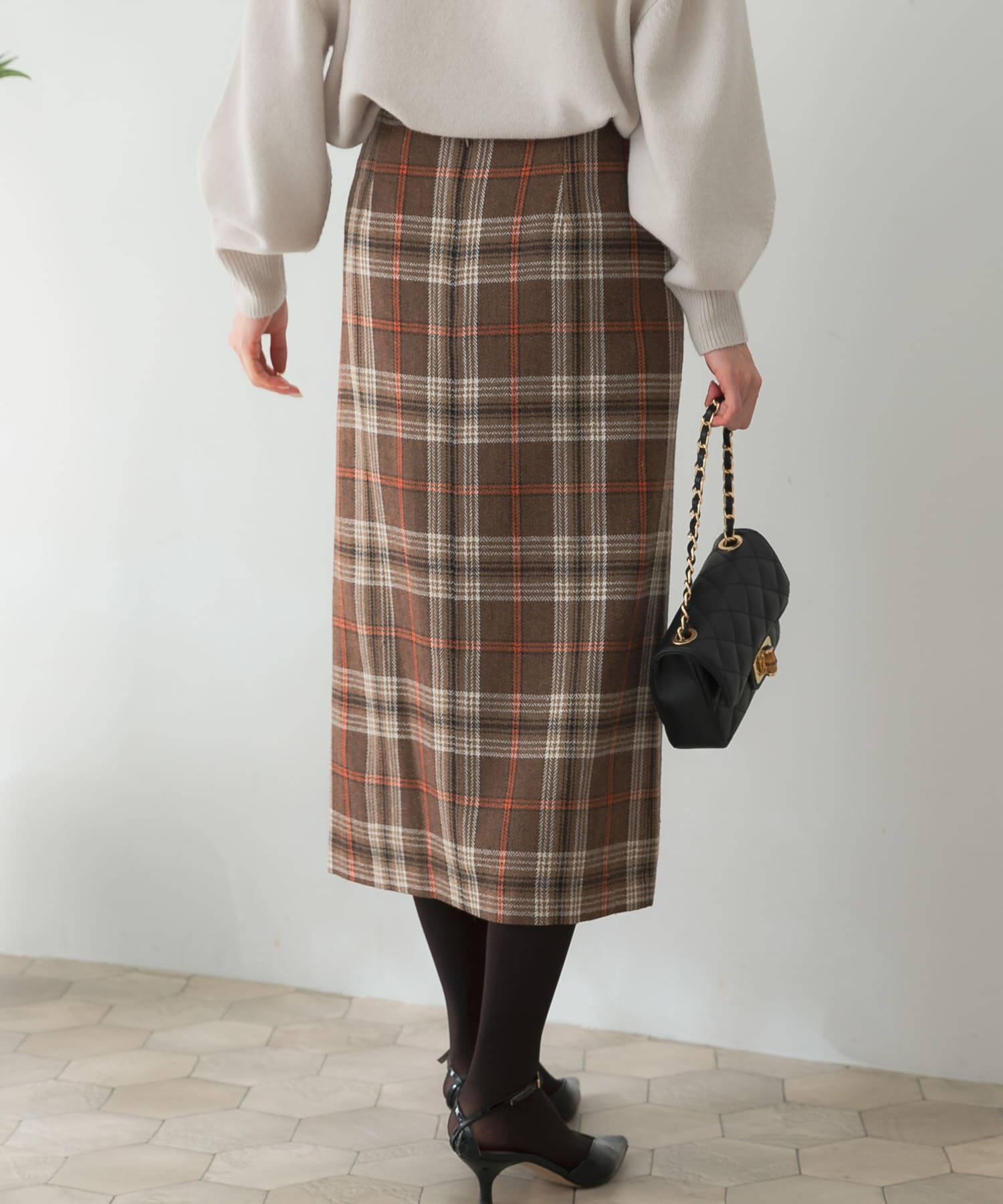 URBAN RESEARCH ROSSO「ボタンデザインタイトスリットスカート」|スカート|