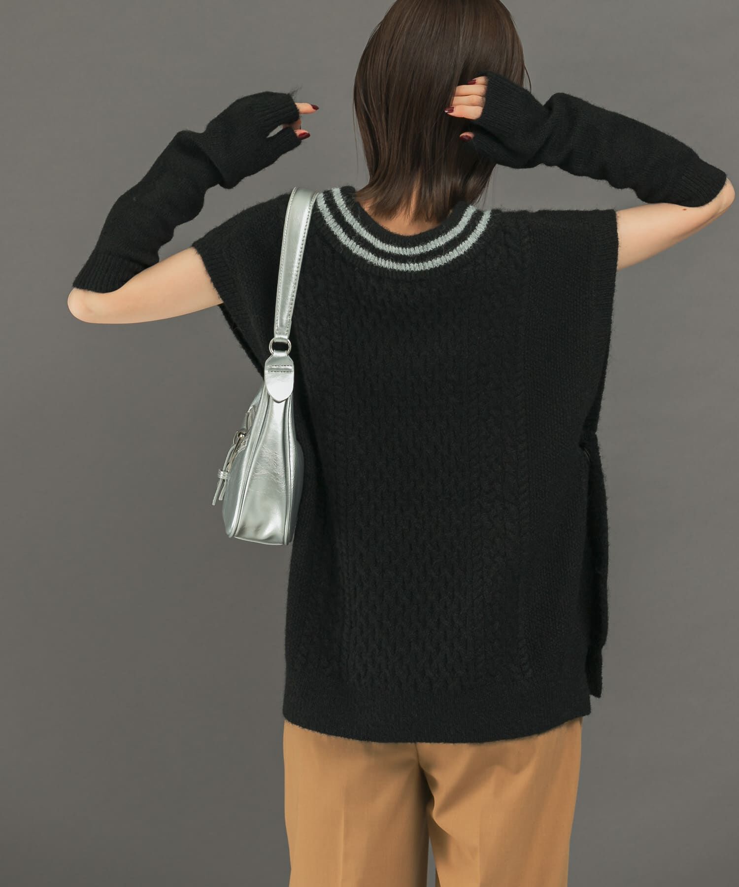 URBAN RESEARCH ROSSO「アームウォーマーセットニットベスト」|ニット・セーター|