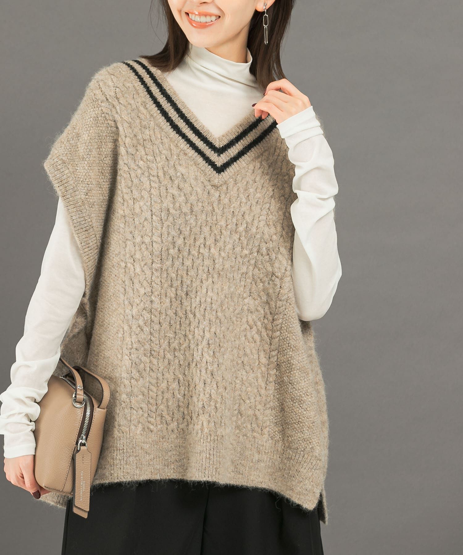 URBAN RESEARCH ROSSO「アームウォーマーセットニットベスト」|ニット・セーター|