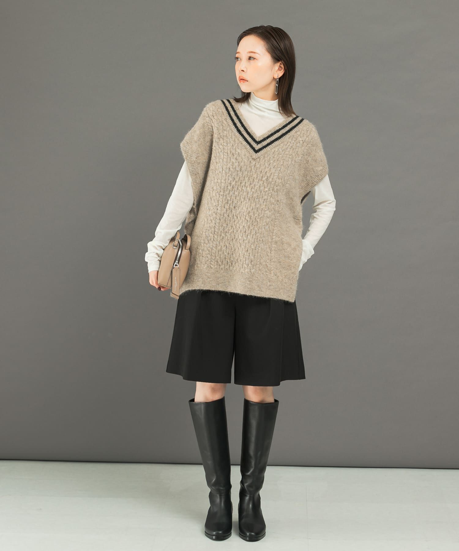 URBAN RESEARCH ROSSO「アームウォーマーセットニットベスト」|ニット・セーター|