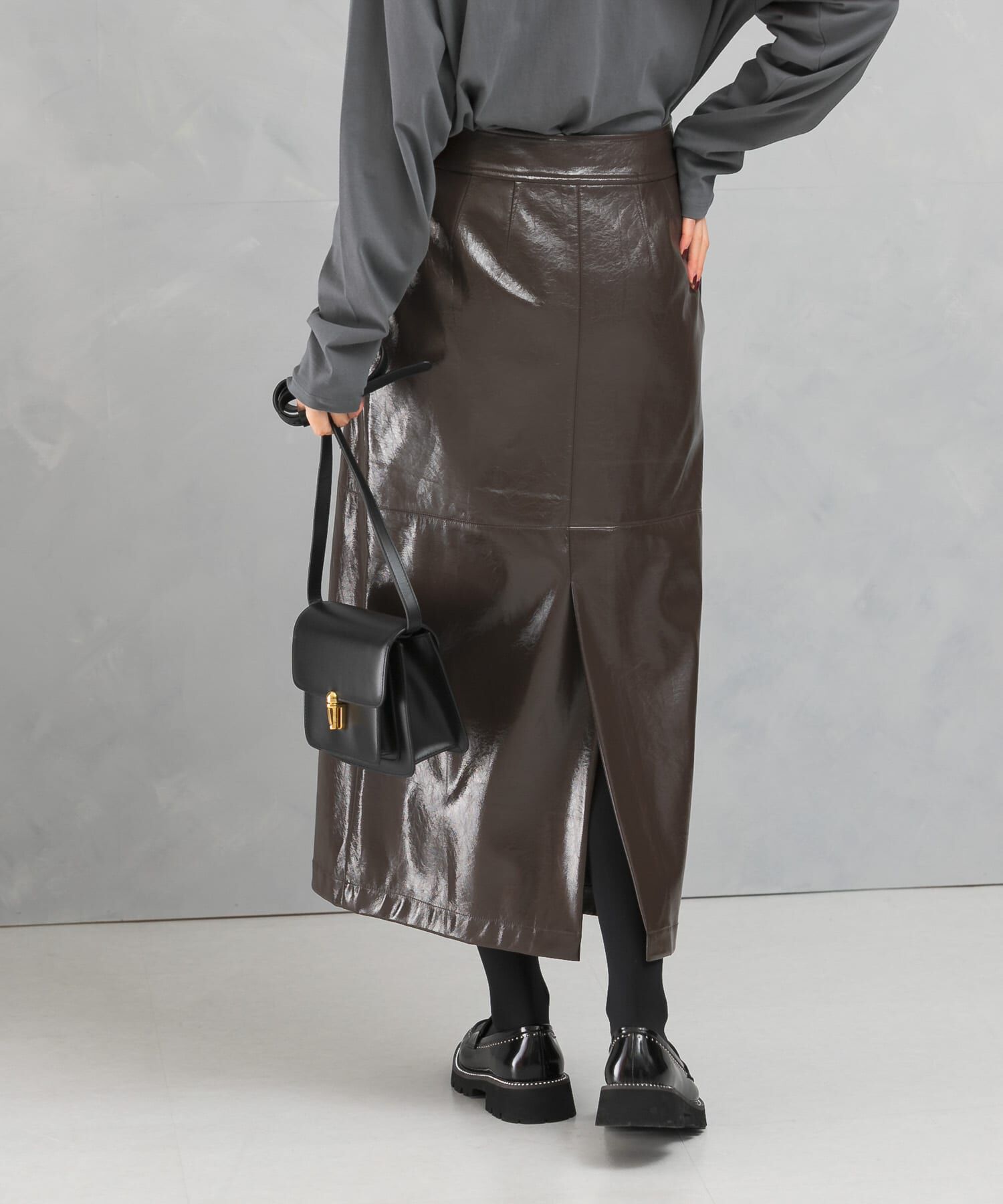 URBAN RESEARCH ROSSO「パテントストレートスカート」|スカート|