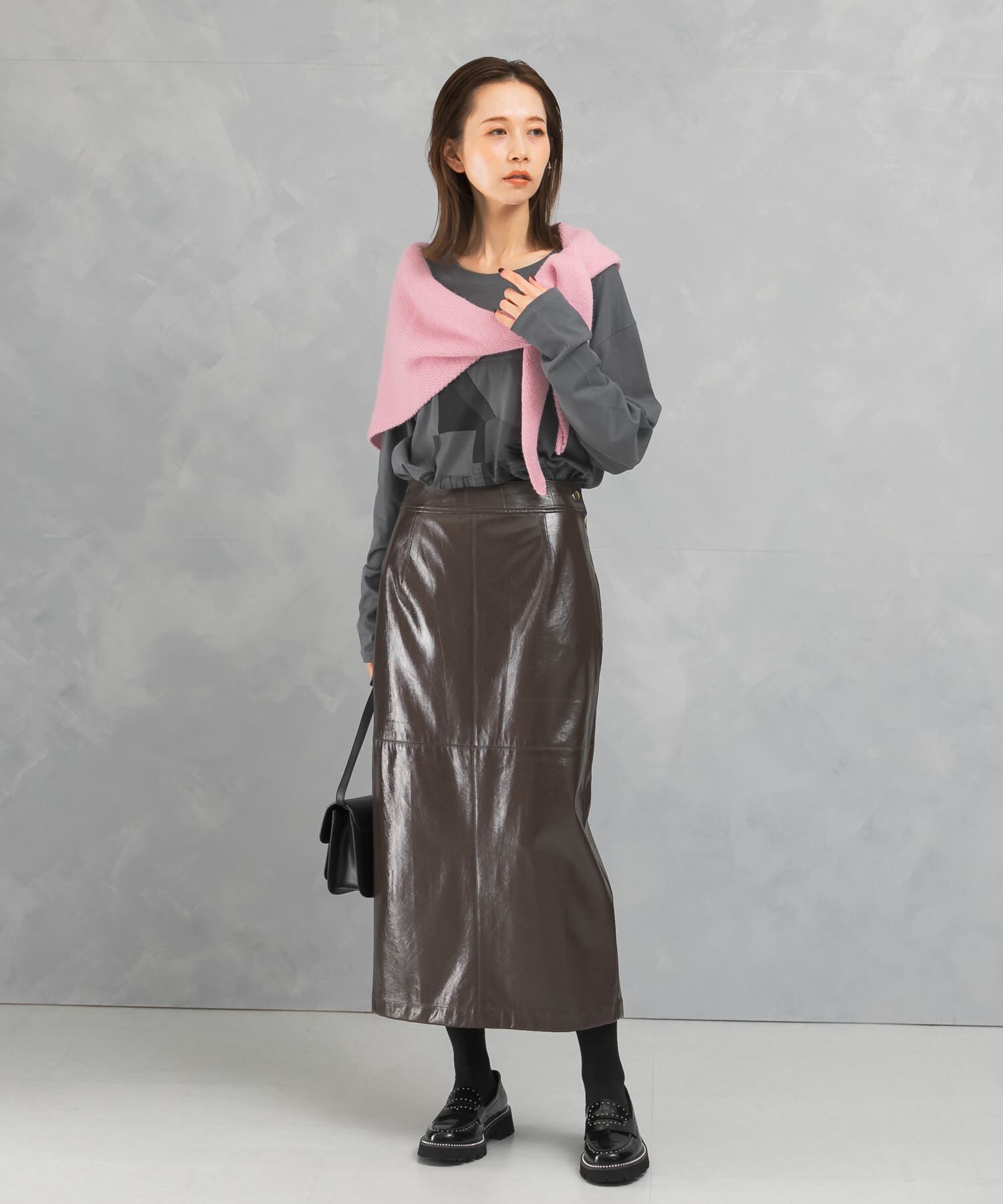 URBAN RESEARCH ROSSO「パテントストレートスカート」|スカート|