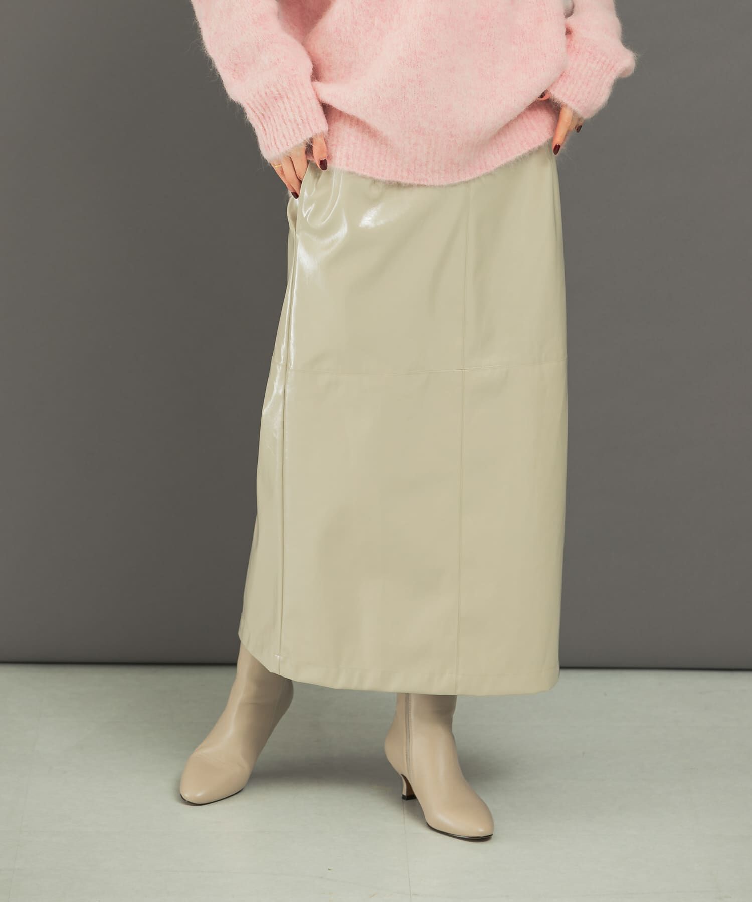 URBAN RESEARCH ROSSO「パテントストレートスカート」|スカート|