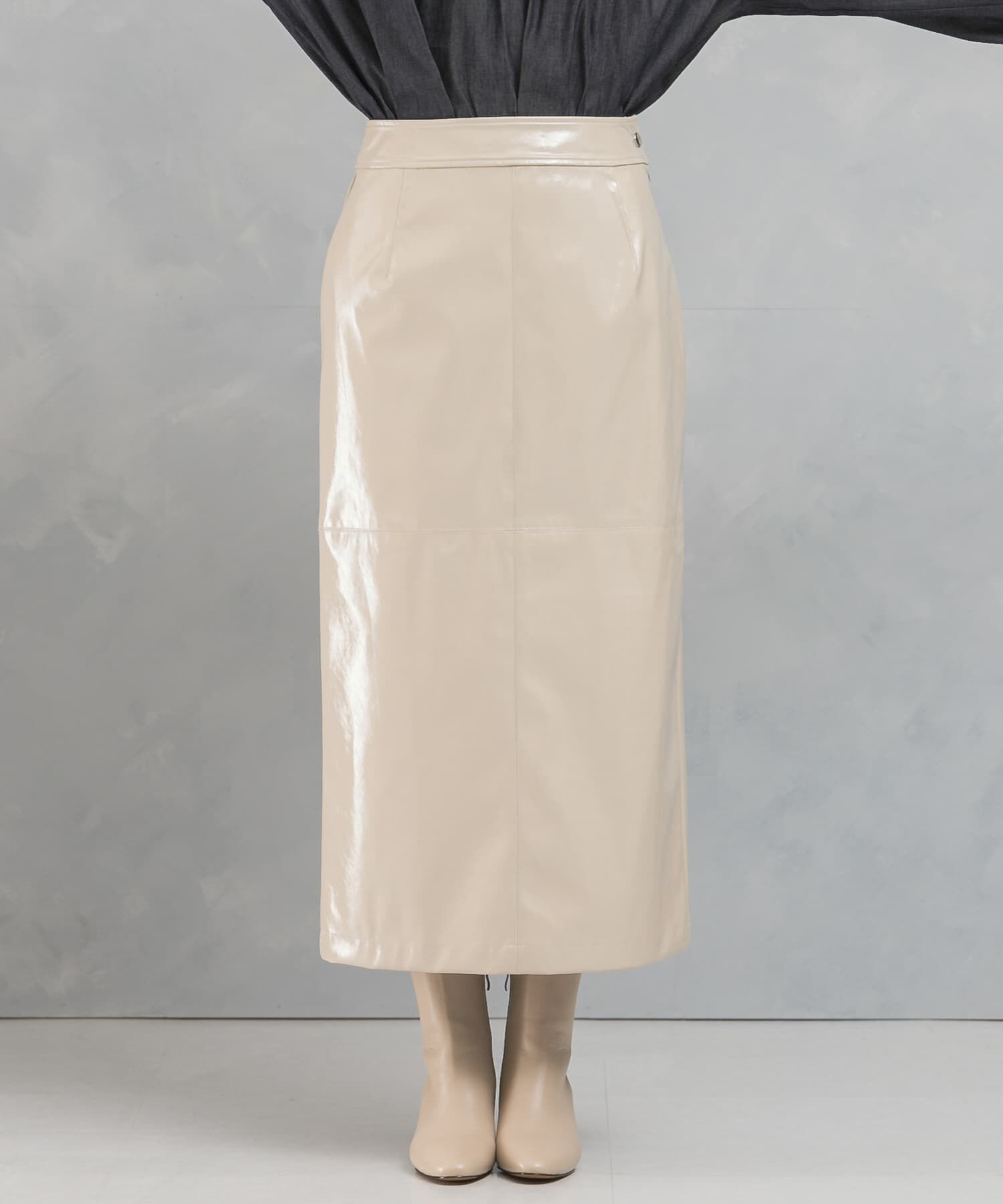 URBAN RESEARCH ROSSO「パテントストレートスカート」|スカート|