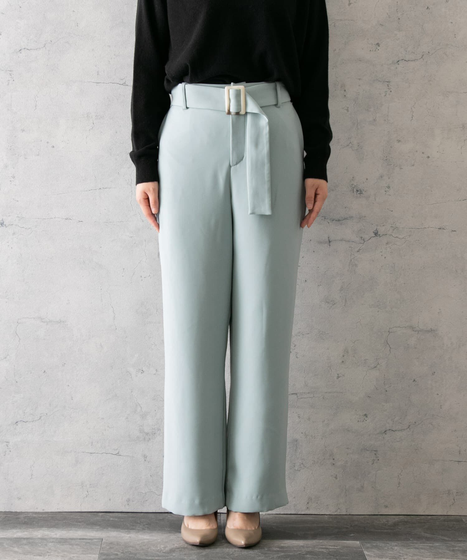 URBAN RESEARCH ROSSO「『スタイリスト川上さやか&times;ROSSO』ベルト付きパンツ&there4;」|その他|