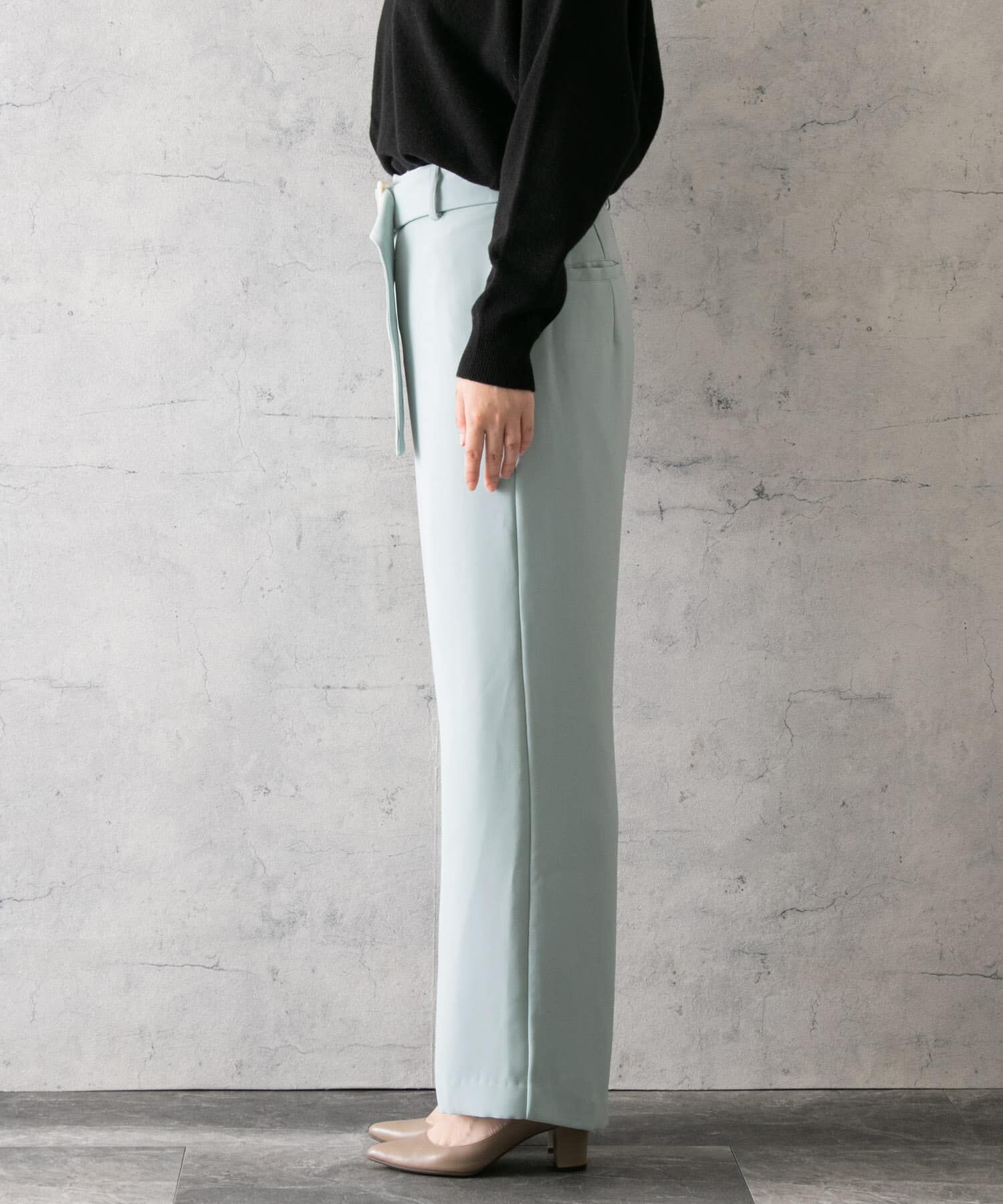 URBAN RESEARCH ROSSO「『スタイリスト川上さやか&times;ROSSO』ベルト付きパンツ&there4;」|その他|