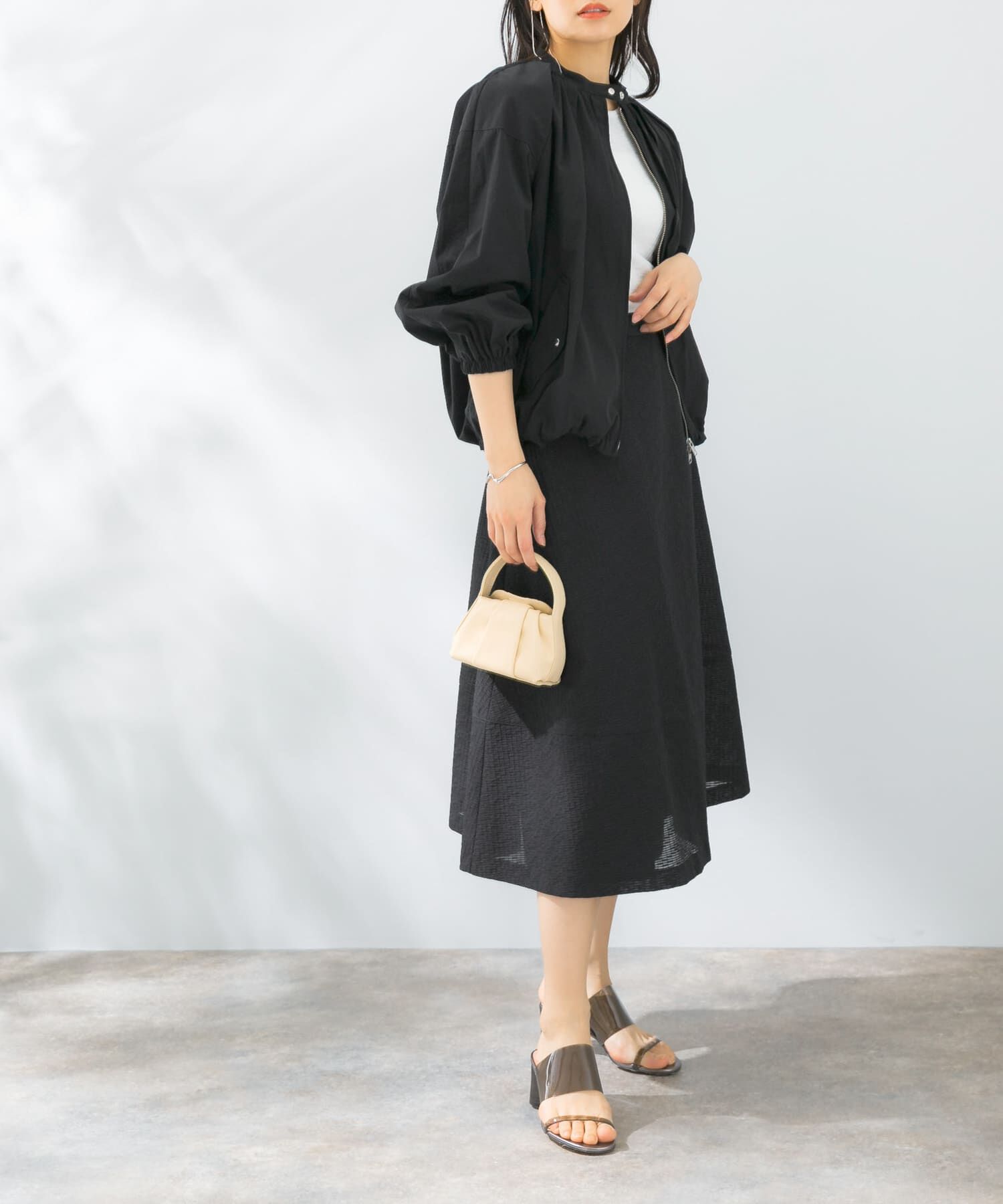 URBAN RESEARCH ROSSO「シアージャガードフォルムスカート」|スカート|