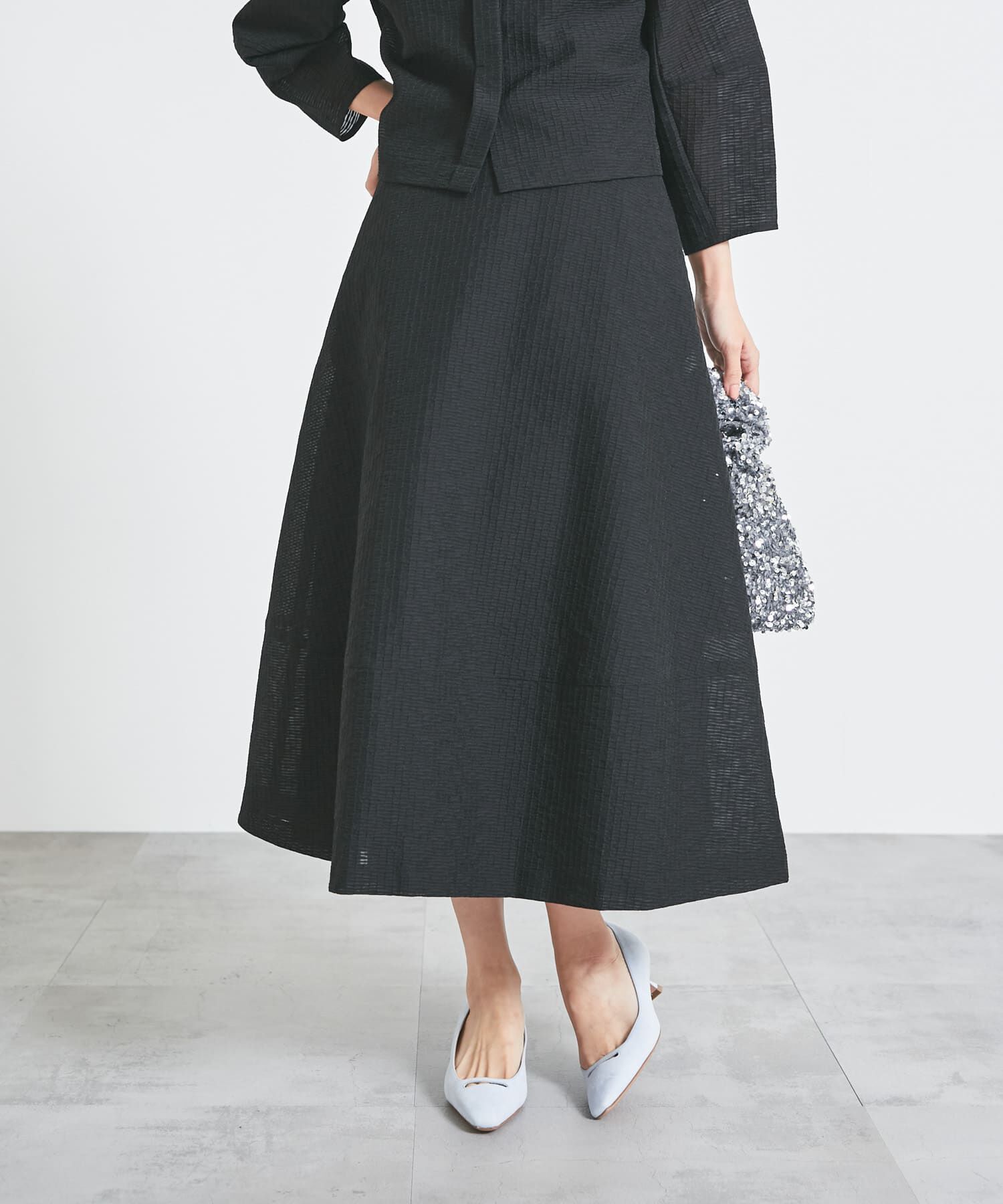 URBAN RESEARCH ROSSO「シアージャガードフォルムスカート」|スカート|